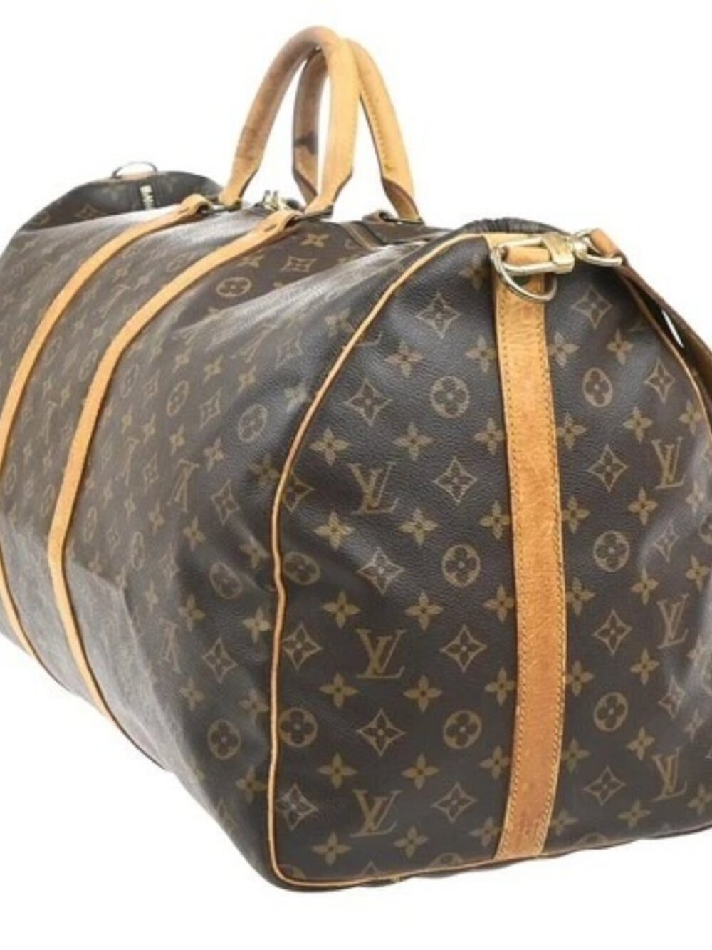 LOUIS VUITTON Keepall Bandouliere 60 2Way Hand Bag Monogram Brown M41412 11YH929 - Picture 4 of 16